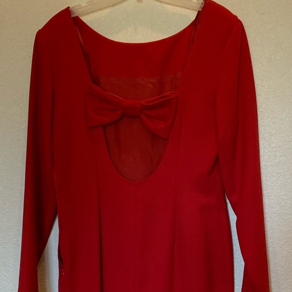 OakBrook red dress - Picture 2 of 2